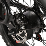 SoverSky Electric Fat Tire Bike Shimano 7-Speed Titan 500