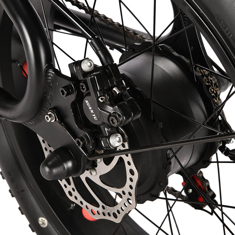 SoverSky Electric Fat Tire Bike Shimano 7-Speed Titan 500