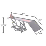 Black Widow Pro Hydraulic Motorcycle Lift Table