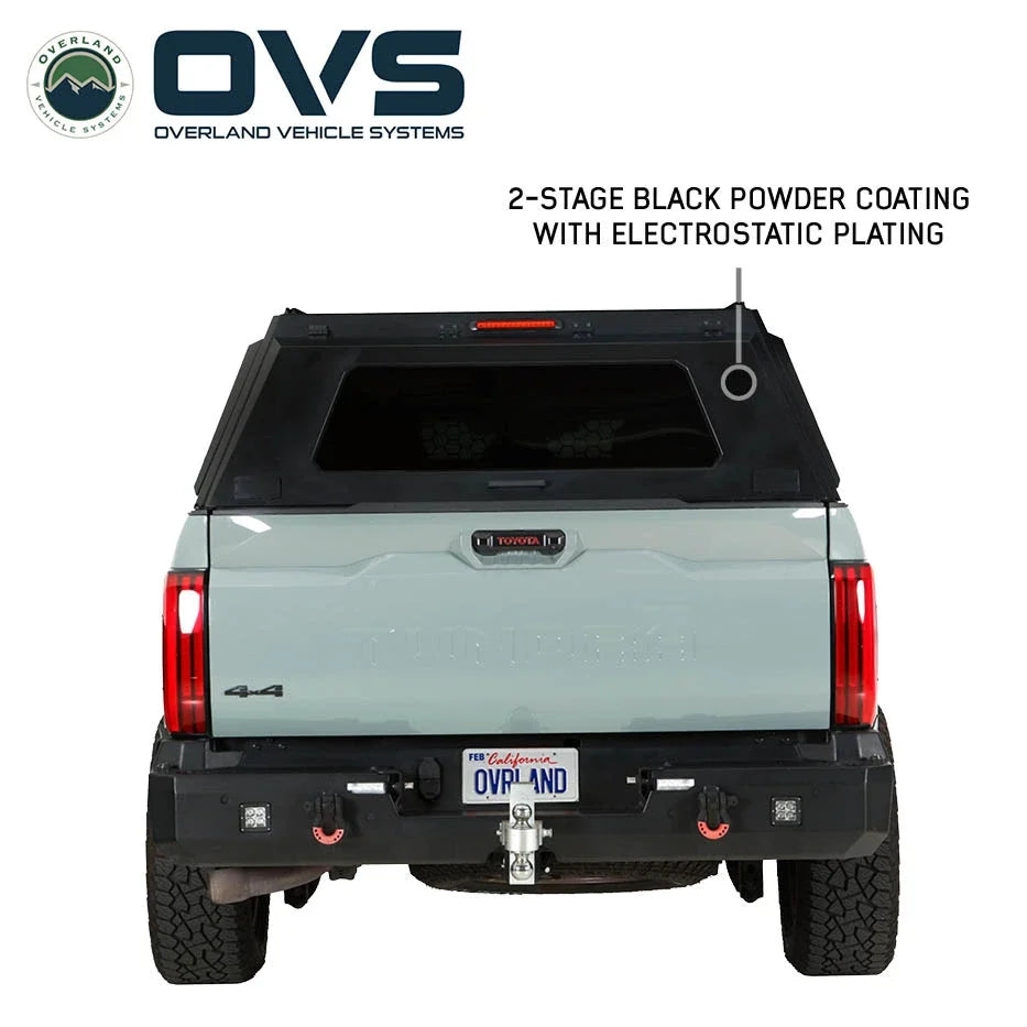 OVS Expedition - Pro+ Truck Cap W/ Full Window Wing Doors, and 3rd Brake Light
