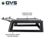 OVS Expedition - Truck Cap W/Full Wing Doors, Front and Rear Windows & 3rd Brake Light