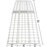 Black Widow Pro 10' 3-Piece Arched Folding Motorcycle Ramp