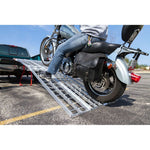 Black Widow Pro 10' 3-Piece Arched Folding Motorcycle Ramp