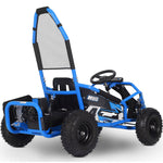 MotoTec Mud Kids Electric 48v 1000w Go Kart Full Suspension Blue