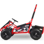 MotoTec Mud Kids Electric 48v 1000w Go Kart Full Suspension Red