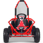 MotoTec Mud Kids Electric 48v 1000w Go Kart Full Suspension Red