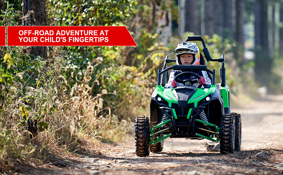 MotoTec Raider Kids UTV 48v 1200w Full Suspension Red