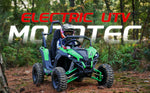 MotoTec Raider Kids UTV 48v 1200w Full Suspension Green