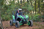 MotoTec Raider Kids UTV 48v 1200w Full Suspension Green