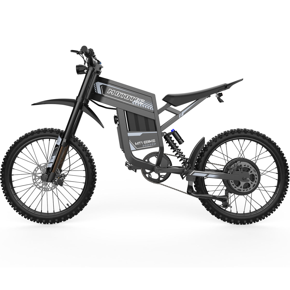 MotoTec MT1 Pro E-Bike 60v 6000w Grey