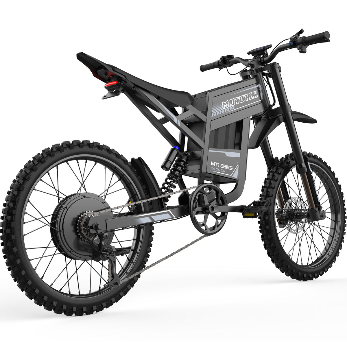 MotoTec MT1 Pro E-Bike 60v 6000w Grey