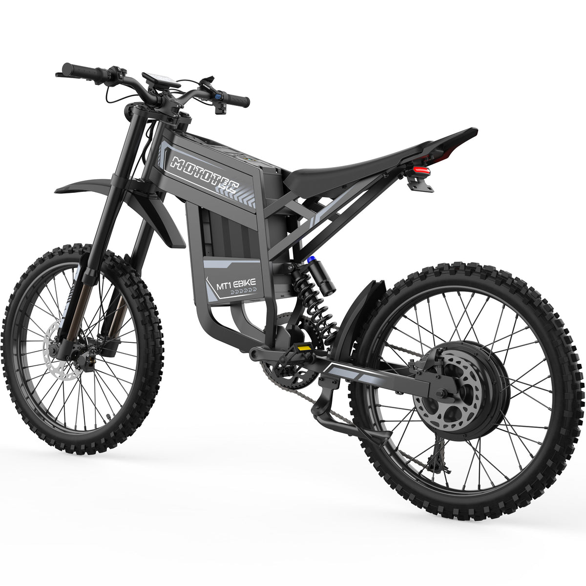 MotoTec MT1 Pro E-Bike 60v 6000w Grey