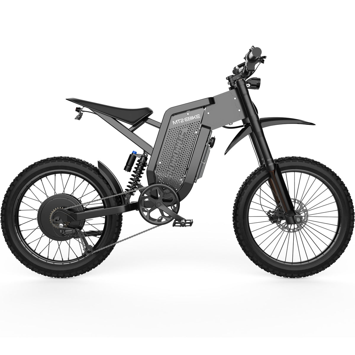 MotoTec MT2 Pro E-Bike 60v 6000w Grey