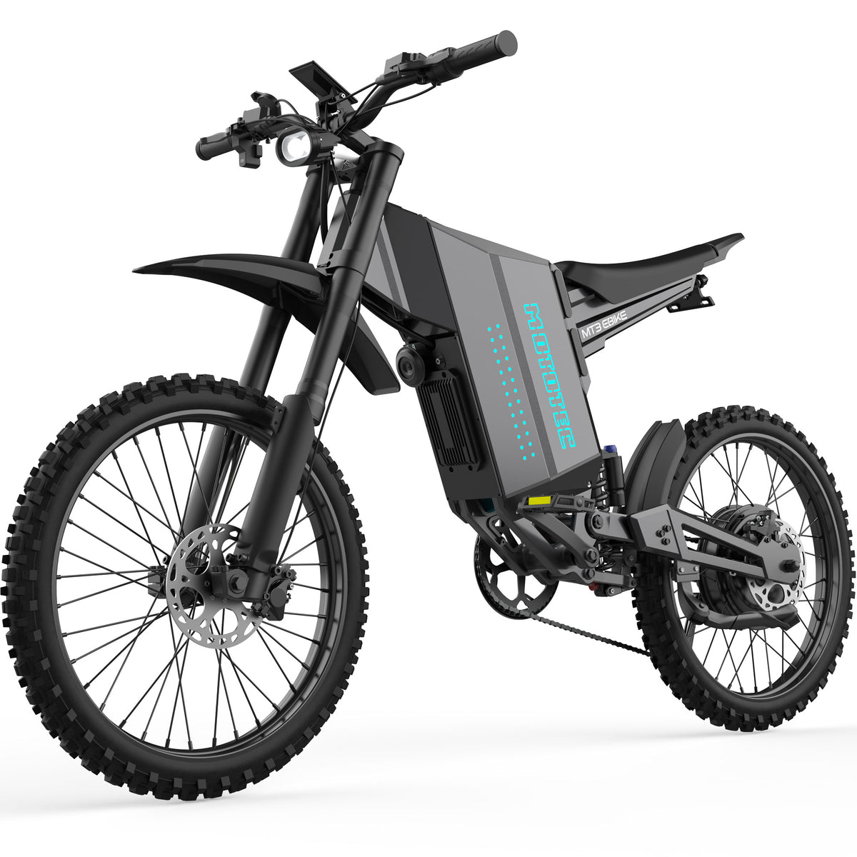 MotoTec MT3 Pro E-Bike 72v 8000w Grey