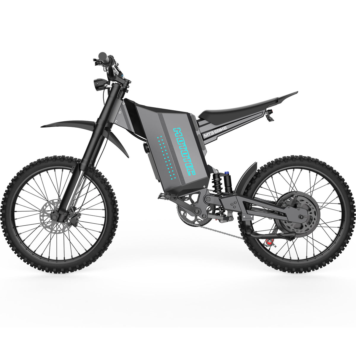 MotoTec MT3 Pro E-Bike 72v 8000w Grey