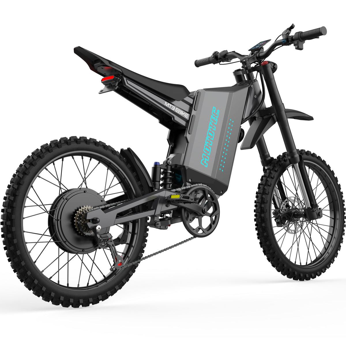 MotoTec MT3 Pro E-Bike 72v 8000w Grey