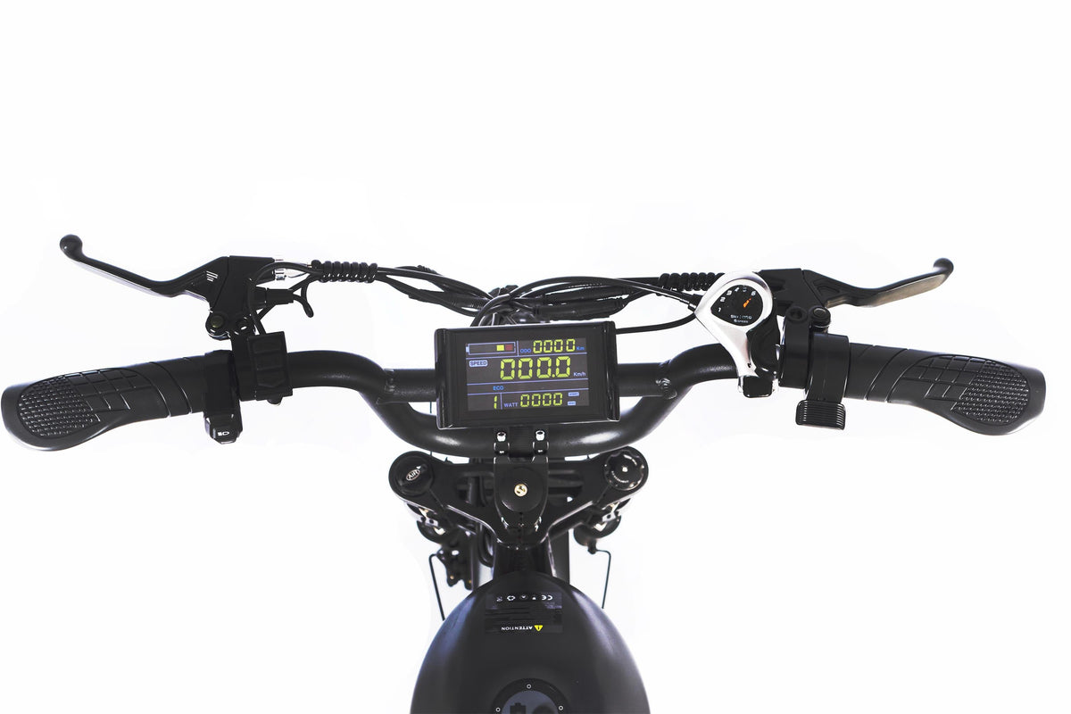SoverSky Electric Fat Tire Bike Shimano 7-Speed Titan 500
