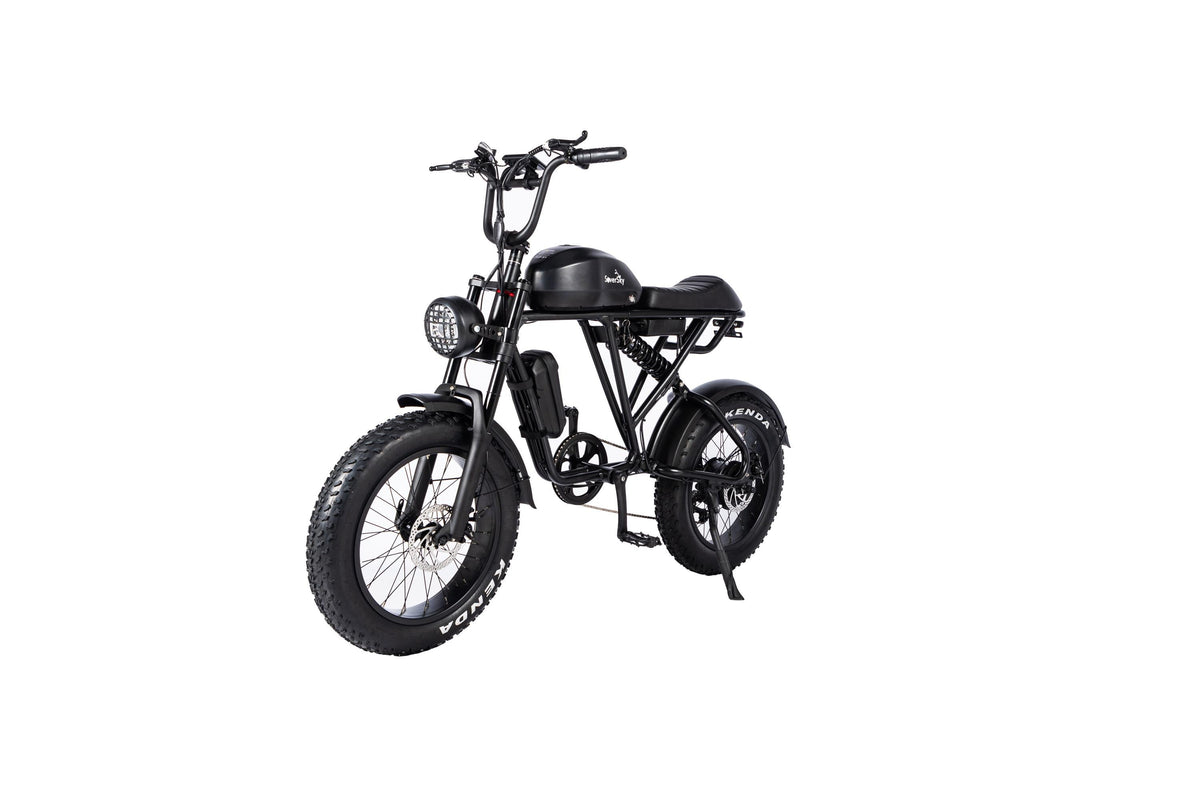 SoverSky Electric Fat Tire Bike Shimano 7-Speed Titan 500