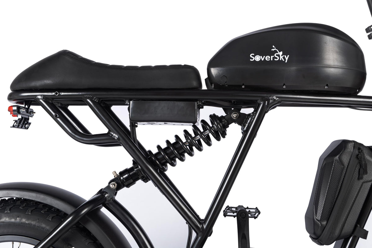 SoverSky Electric Fat Tire Bike Shimano 7-Speed Titan 500