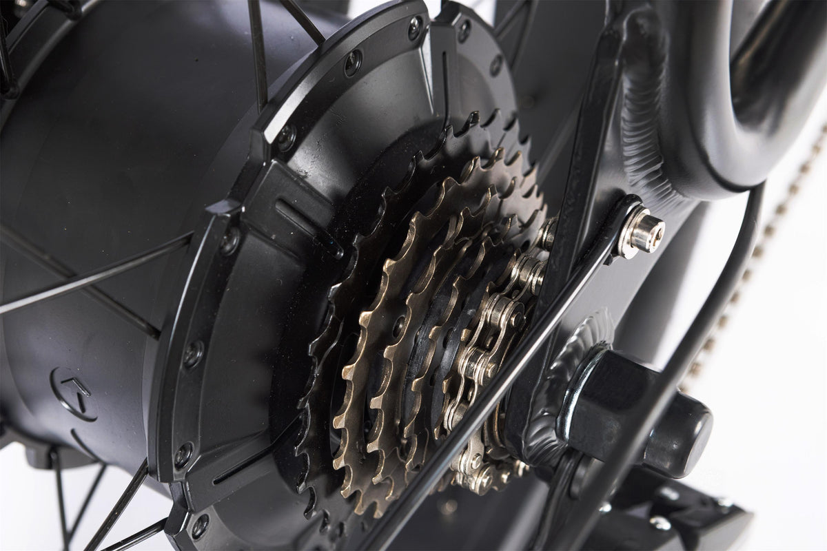 SoverSky Electric Fat Tire Bike Shimano 7-Speed Titan 500